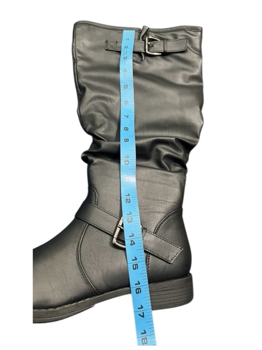 Journee collection black knee high boots - Picture 9 of 11